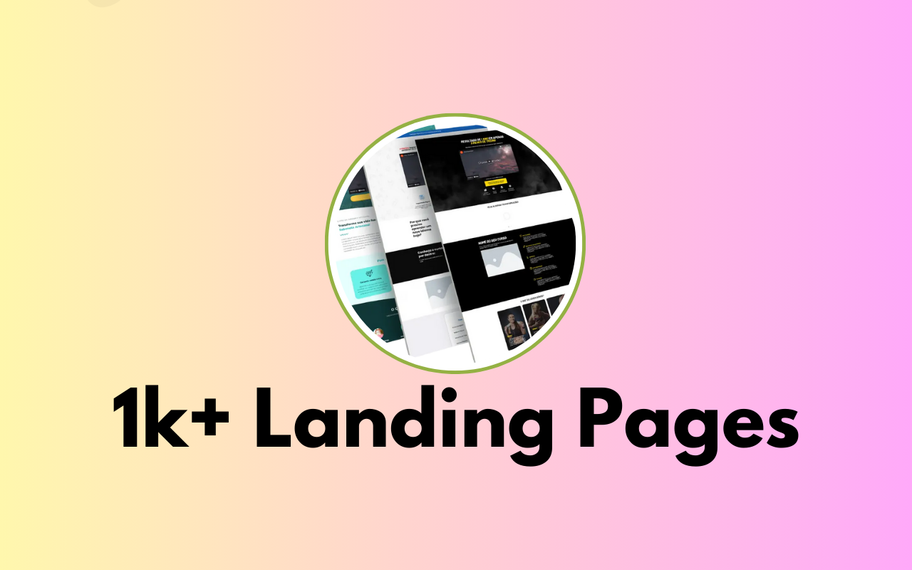 1000+ landing page bundle