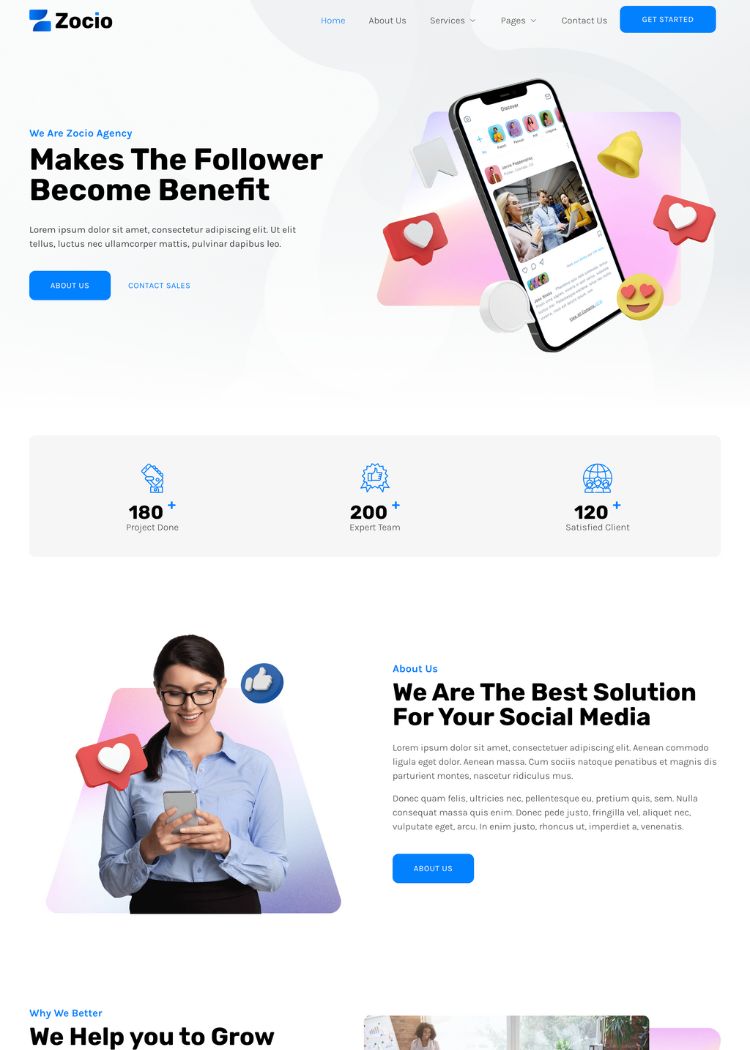 Social Media Marketing Agency Template