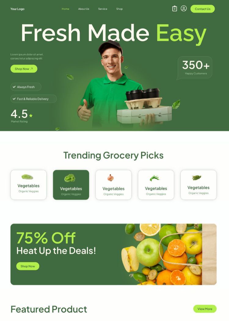 Grocery Store eCommerce Template