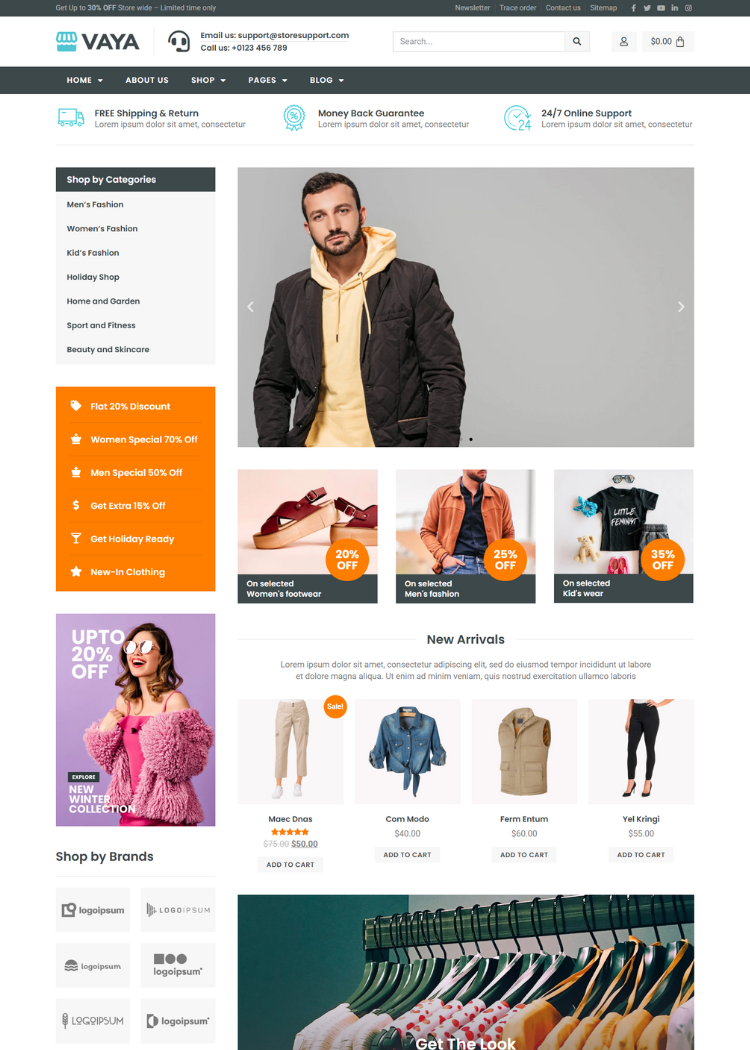 E-commerce Website Template