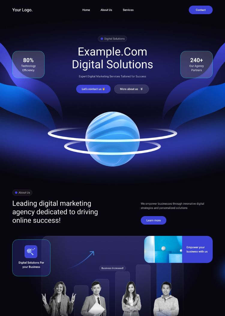 Digital Marketing Agency Template