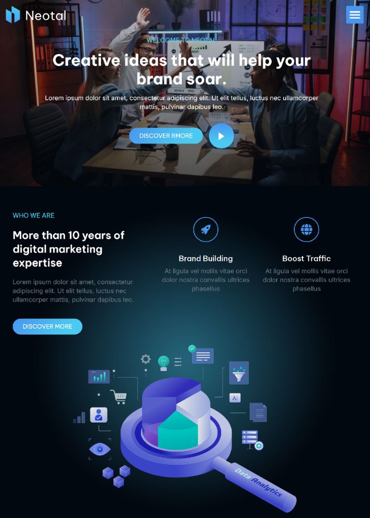 Digital Marketing Agency Website Template