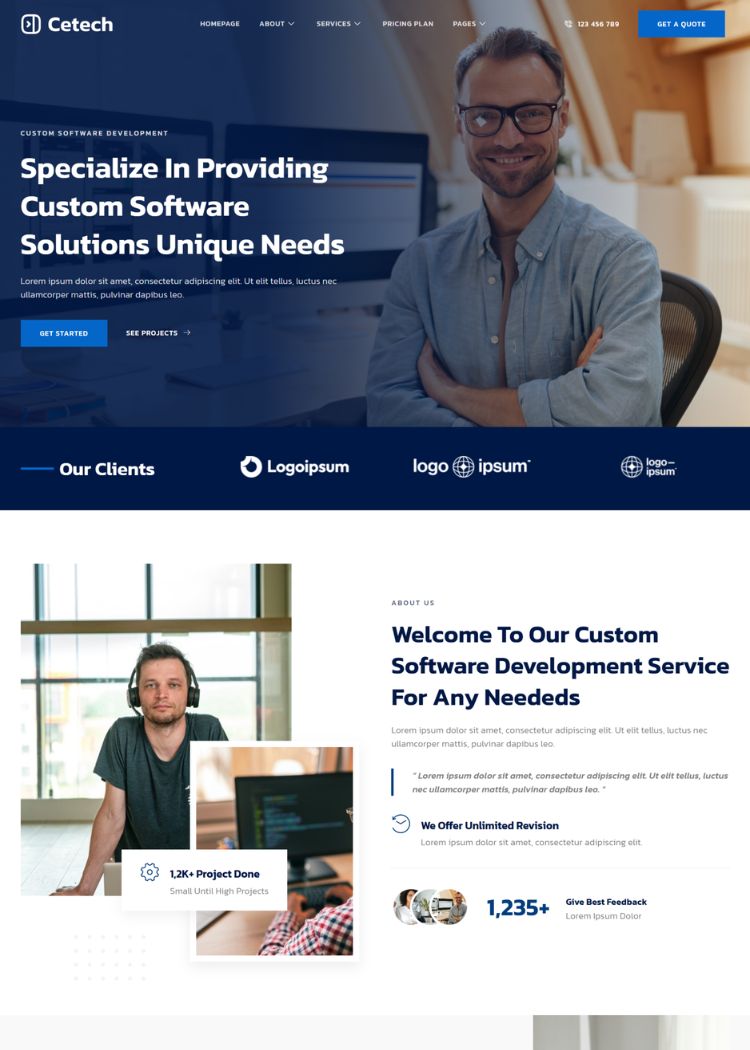 Custom Software Development Template
